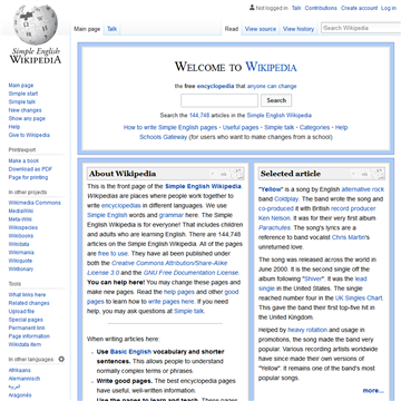 简单英语维基百科